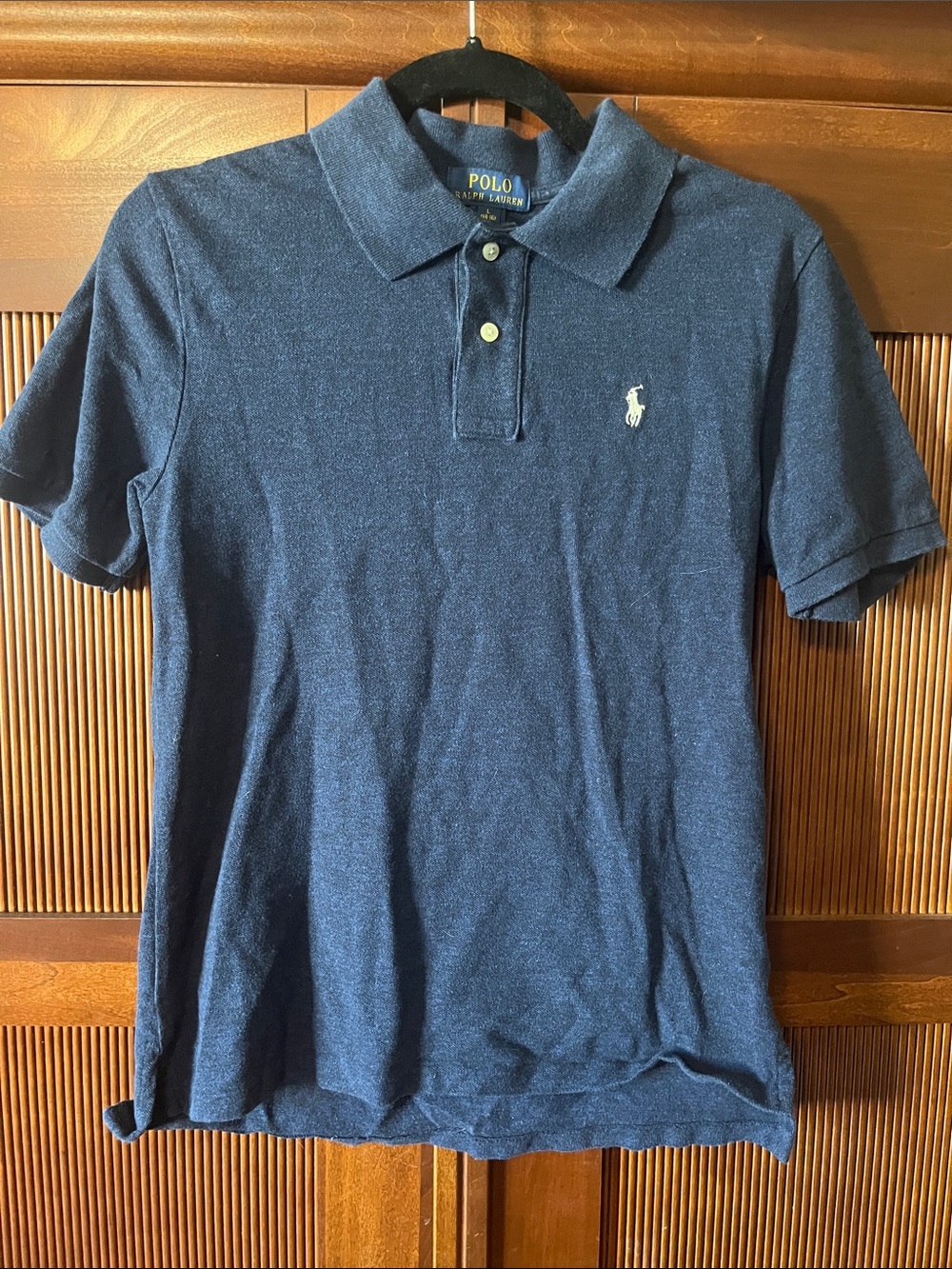 Polo by Ralph Lauren Men's Dark Navy Polo with Embroidered Pony